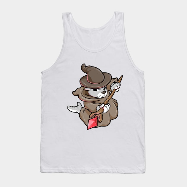 Seal as Magician with Magic wand Tank Top by Markus Schnabel